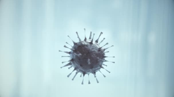 Fotoreale Visualisatie Van Vaccinatie Virus Krijgt Een Injectie Sterft Nadat — Stockvideo