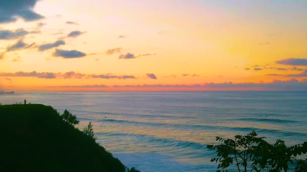 Hawaii Kauai Zeitlupe Breitbild Schwenk Von Links Nach Rechts Von — Stockvideo