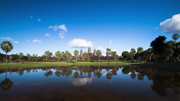 Angkor Wat Sin Personas Durante Covid Con Vivo Lapso Tiempo — Vídeos de Stock