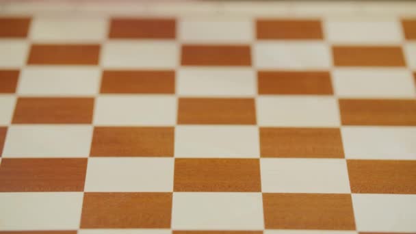 Roi Des Échecs Est Pièce Importante Dans Jeu Échecs — Video