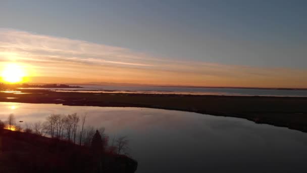 Drone Wideo Historyczne Stewart Farm Piękne Ciemne Dziwne Tajemnicze Zachód — Wideo stockowe