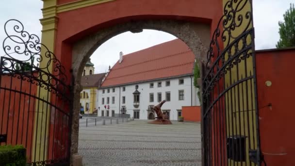 インスブルック オーストリアの旧市街にある建物 — ストック動画