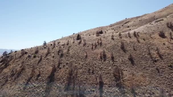 Gyönyörű Légi Drone Lövés Mountain Dombok Utah Pan Balra — Stock videók