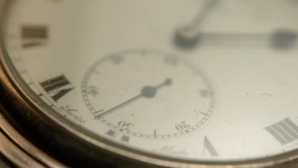 Poche Antique Montre Seconde Bras Suisse Fait — Video