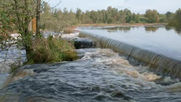 Całkowita Liczba Starych Elektrowni Wodospadów — Wideo stockowe