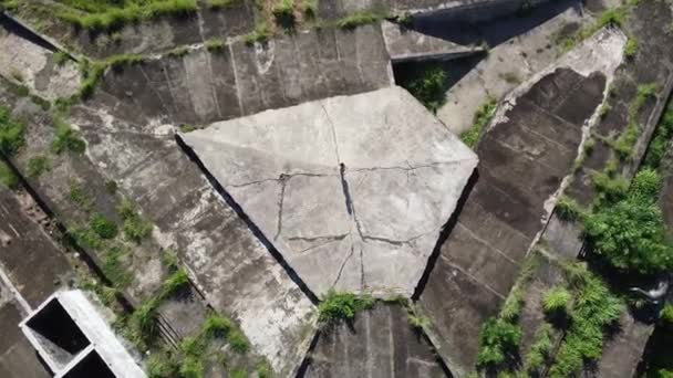 Bunker Uppifrån Leon Nicaragua — Stockvideo