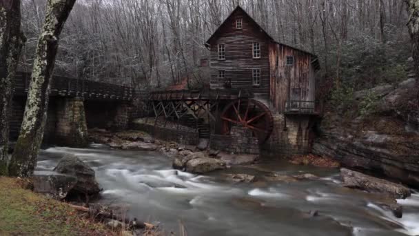 Grist Mill Glade Creek Timelapse — Stock video