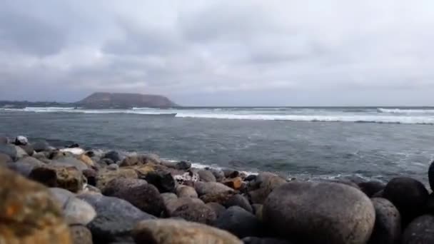 Playa Redondo Plage Lima Pérou Timelapse Destination Touristique Pan Shot — Video