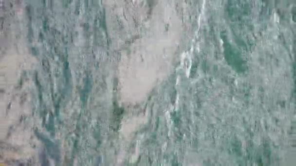 Vertical Whirlpools Maelstrom Saltstraumen Bodo Nordland County Norsko Closeup — Stock video