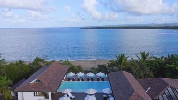 Casa Colonial Beach Spa Ubicación Frente Mar Caribe Puerto Plata — Vídeo de stock