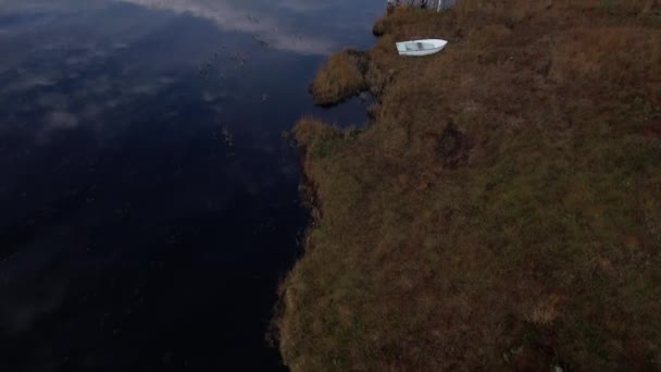 Montagnes Bord Lac Norvège — Video