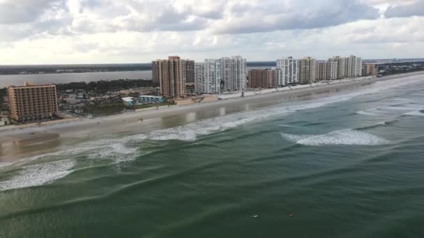 Daytona Beach Florida Havadan Görünümü — Stok video