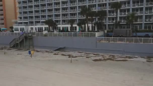 Divertido Drone Tiro Praia Flórida — Vídeo de Stock