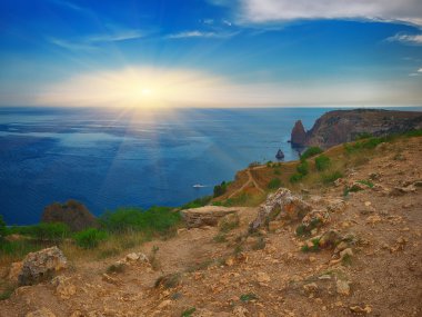 Fiolent, Crimea - deniz manzara