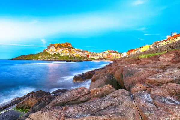 Prachtig Uitzicht Middeleeuwse Stad Castelsardo Stadsgezicht Van Castelsardo Locatie Castelsardo — Stockfoto