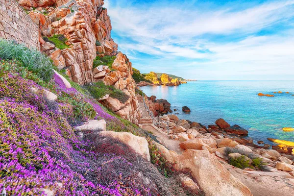 Herrlicher Blick Auf Das Beliebte Reiseziel Costa Paradiso Malerische Landschaft — Stockfoto