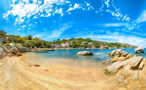 Αιχμηρή Θέα Στην Παραλία Του Porto Rafael Resort Γραφικό Θαλασσινό — Φωτογραφία Αρχείου