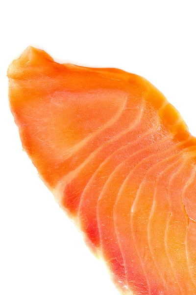 Trozo de salmón sobre blanco — Foto de Stock