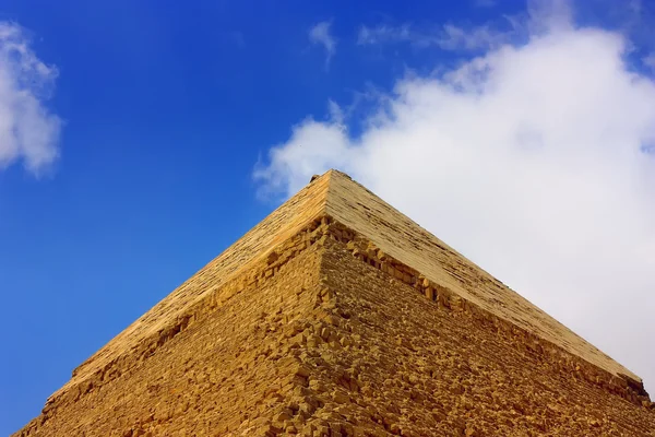 Top of the pyramid of Cheops — Stock Photo, Image