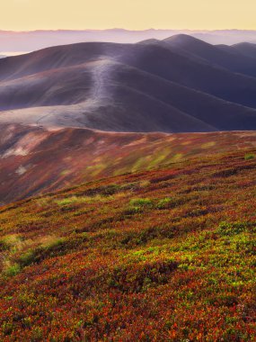 mountaines güzel sunrise