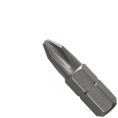 tornavida bit üzerinde beyaz izole