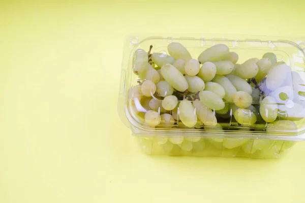 Green Grapes Green Background Green Grapes Images Green Grapes Photo — Foto de Stock