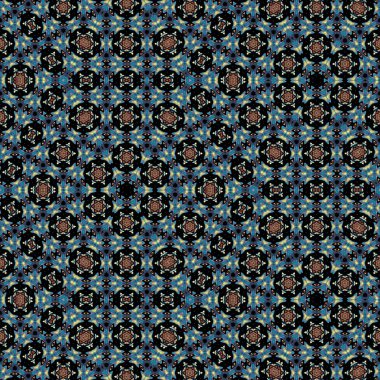 Desen ve doku tasarımı. Arkaplan duvar kağıdı ve tema için 3d illüstrasyon. Tişört için baskı işi. İç dekorasyon fikri. Yeni moda nakış ve batik konsepti. Mozaik zemin