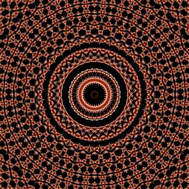 Arka plan ve tekstil kumaşı için geometri kaleydoskopik tasarımı. Web sitesi için 3D illüstrasyon sanatı, kullanıcı arayüzü teması, kapak fotoğrafı, iç dekorasyon fikri, duvar resmi, nakış ve batik kavramı için yeni moda duvar kağıdı