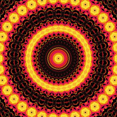 Arka plan için ince bir aztek tasarımı. Web sitesi için 3d illüstrasyon sanatı, kullanıcı arayüzü teması, kapak fotoğrafı, kapı, tavan, zemin, perde duvarı duvar resmi, nakışlı batik kavramı için iç dekorasyon