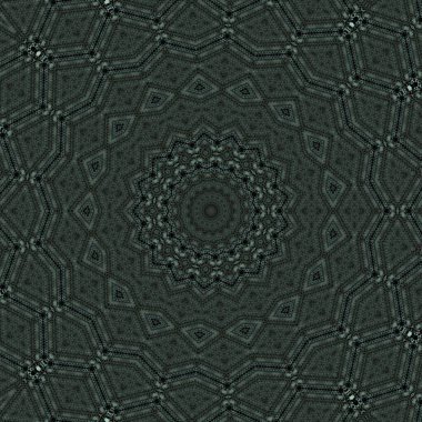 Arka plan için mistik desen tasarımı. Web sitesi için 3D illüstrasyon sanatı, kullanıcı arayüzü teması, kapak fotoğrafı, iç dekorasyon fikri, duvar resmi, nakış ve batik kavramı için duvar kağıdı