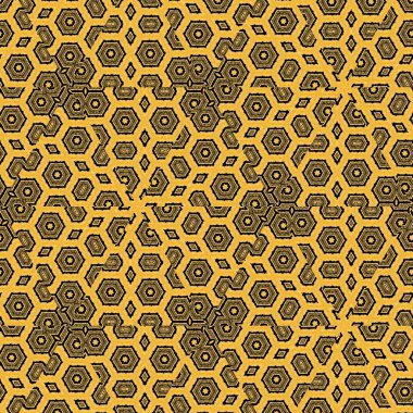 Arka plan için mistik desen tasarımı. Web sitesi için 3D illüstrasyon sanatı, kullanıcı arayüzü teması, kapak fotoğrafı, iç duvar ve zemin dekorasyonu fikri, duvar resmi, nakış ve batik kavramı için duvar kağıdı