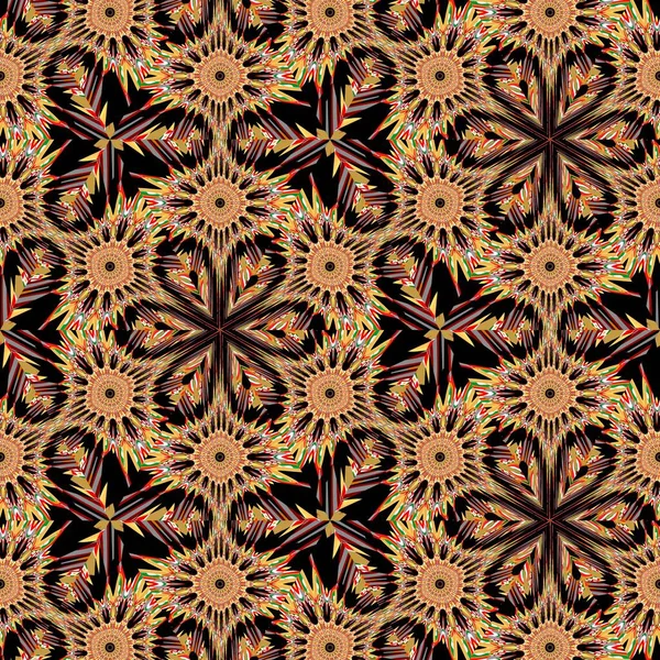 Luxury Ethnic Pattern Design Flooring Textile Printing Art Deco Concept — Stock Photo, Image