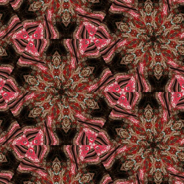 Absztrakt Minta Háttérben Hímzés Batik Design Koncepció Illusztráció Művészet Honlapon — Stock Fotó