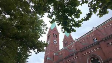 Basilica of Our Mother of Mercy in the center of the medieval city of Maribor, Slovenia
