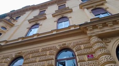 Impressive buildings of the University of Maribor in the city center, Slovenia