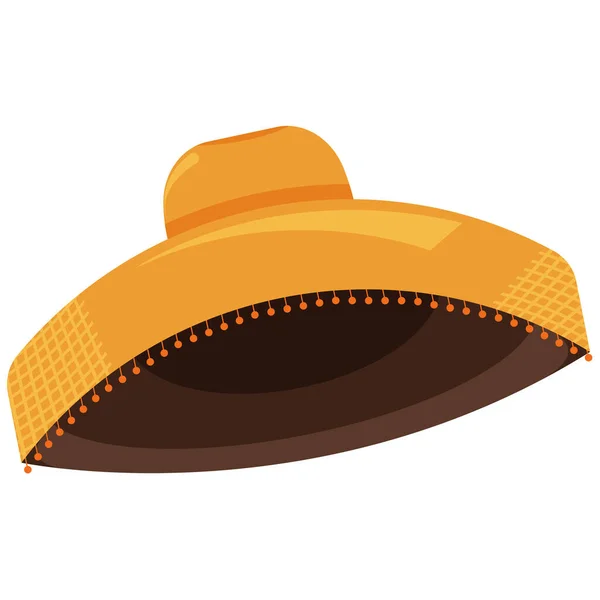 Sombrero Mexicain Chapeau National — Image vectorielle