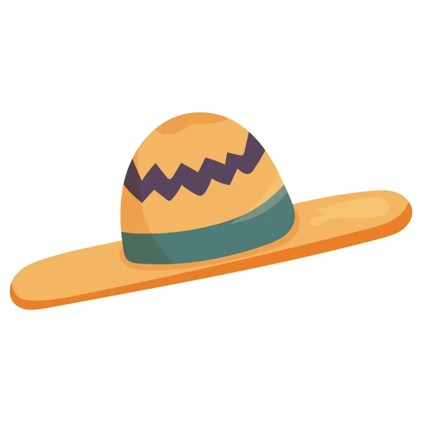 Chapeau Mexicain Sombrero Image Vectorielle — Image vectorielle