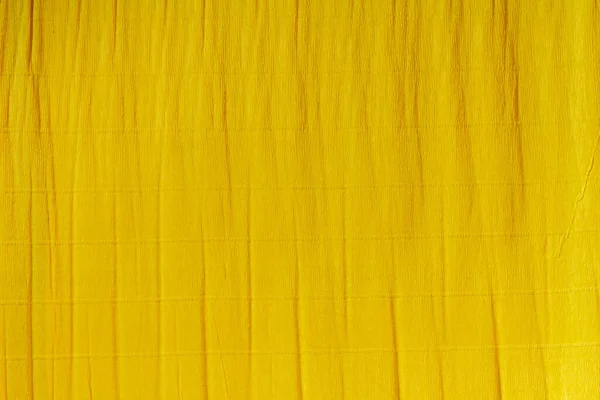 Sárga Háttér Gyűrött Hullámpapírból Készült Sárga Papír Összehajtogatva — Stock Fotó