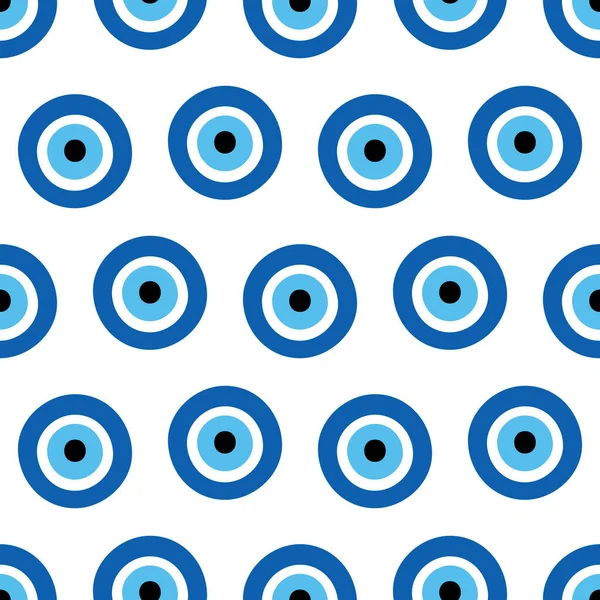 Nazar Amulet Evil Eye Sign Symbol Icon Vector Seamless Pattern Royalty Free Stock Illustrations