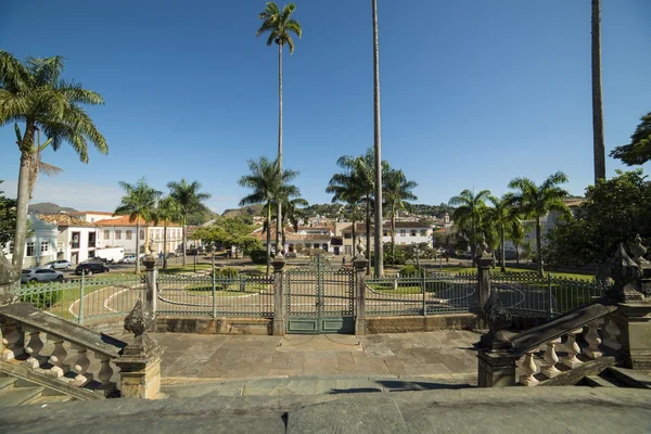 サン ジョアン ・ デル ・ レイのミナス ・ ジェライス州ブラジルでフレイ オーランド広場 — ストック写真