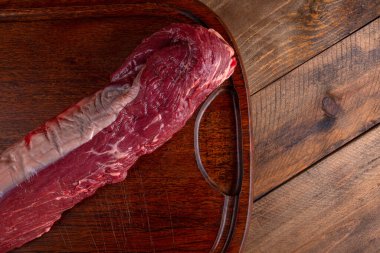 Taze ve çiğ fileto Mignon