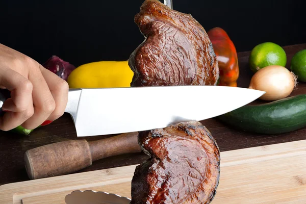 Picanha churrasco brasileiro — Fotografia de Stock