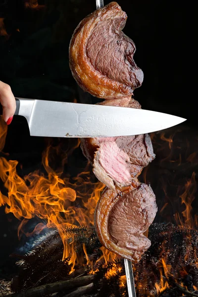 Picanha churrasco brasileiro — Fotografia de Stock