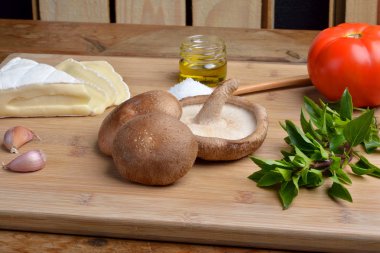 İtalyan Bruschetta Mise En Place