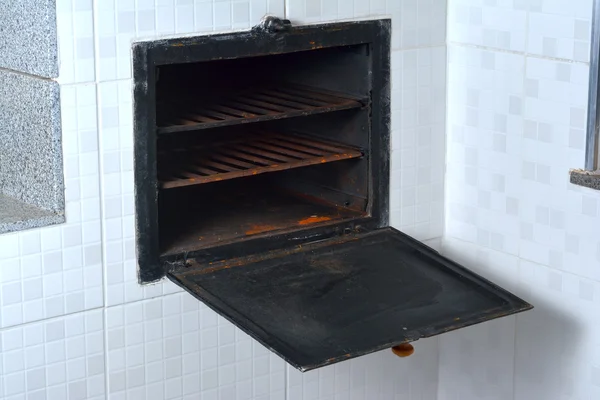 Wood oven on kitchen — Stock Photo, Image