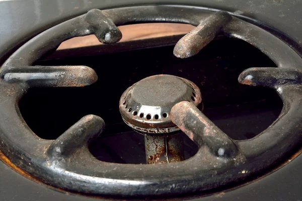 Gas stove on kitchen — Stock Photo, Image