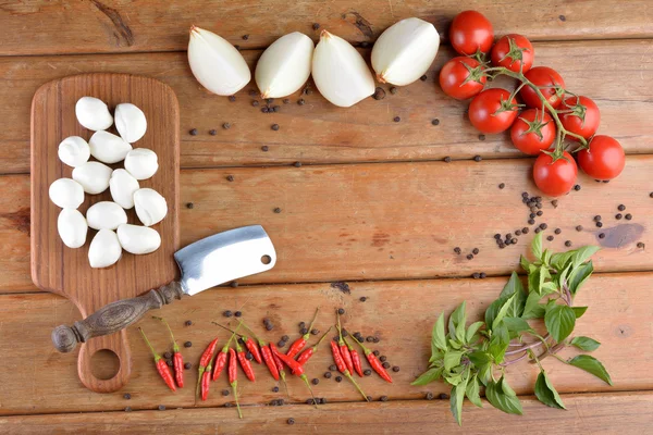 Zubereitung italienischer Speisen — Stockfoto