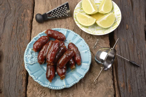 Portuguese Sausages board — Stock Photo, Image
