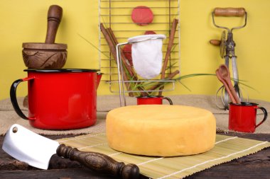 Kahve ve zanaat peynir