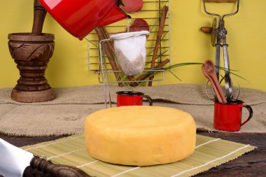 Kahve ve zanaat peynir